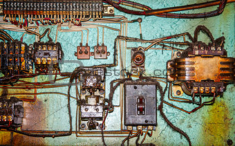 Electric controller in an old factory
