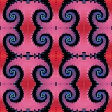 Seamless fractal pattern with spirals
