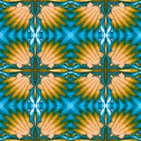 Seamless decorative pattern with crosses