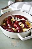 Rustic Oven-Baked Sausage with Vegetables