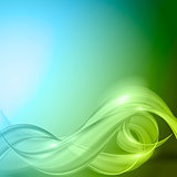 Soft wave abstract background.