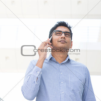 Indian man on the phone