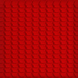 Abstract red hexagon background - vector illustration