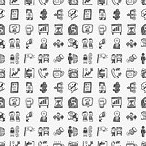 seamless doodle communication pattern