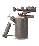 Old rusty blowtorch