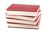 Stack of red books