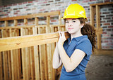 Young Female Construction Worker