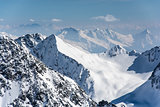 Ski resort of Neustift Stubai glacier Austria