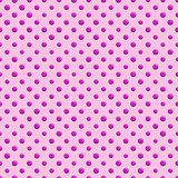Seamless Pink Polka Dot Background