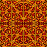 Seamlees Pattern with Brown Print