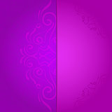 background for invitation with violet floral pattern