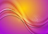 Abstract bright waves background