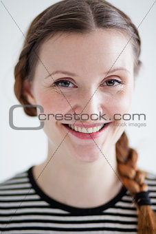 Smiling attractive woman