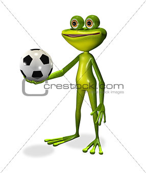 soccer player frog