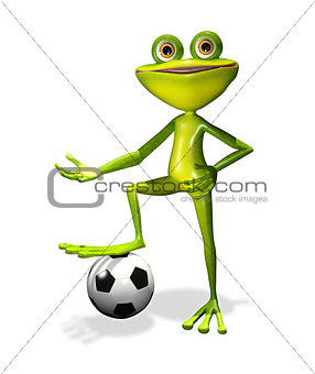 soccer player frog