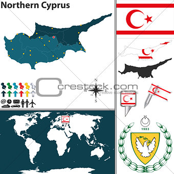 Map of Northern Cyprus
