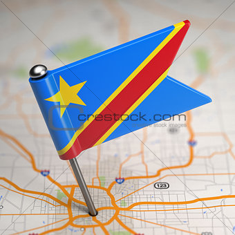Democratic Republic of the Congo Small Flag.