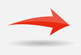 Arrow Icon Sign. Vector Illustration.