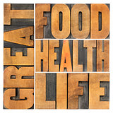 great food, health and life