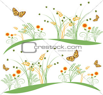 butterflies and flowers 6