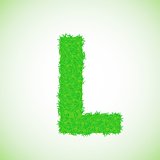 grass letter L