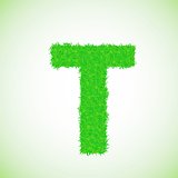 grass letter T
