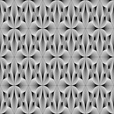 Design seamless monochrome metallic pattern