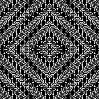 Design seamless monochrome interlaced pattern