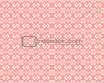 Seamless Knitted Vector Pattern