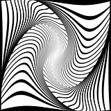 Design monochrome vortex illusion background