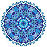 blue oriental pattern and ornaments