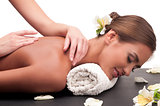 woman who does massage cosmetologist
