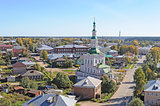 Top view of Totma town, North Russia