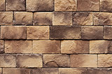 Wall made from bricks.