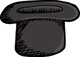 Isolated Magican Hat