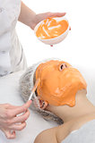 Beauty salon, Alginate Powder facial Mask