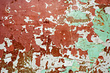 Old cracked painted texture.