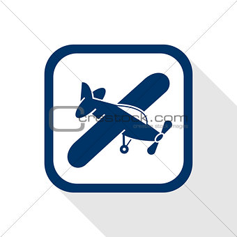 airplane flat icon