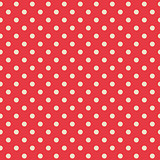 Seamless background of polka dot pattern