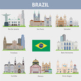 Brazil. Symbols of cities