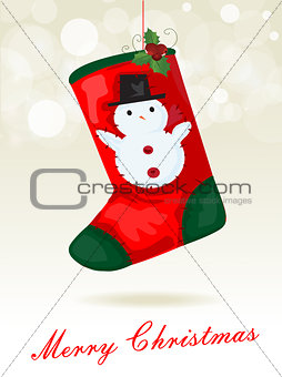 Christmas sock background