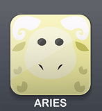 Aries zodiac icon