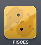 Pisces zodiac icon
