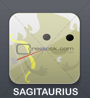 Sagittarius zodiac icon