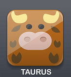 Taurus zodiac icon