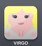 Virgo zodiac icon