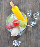 fruit ice pops