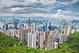 Aerial view of Honk Kong