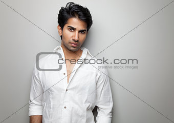 Portrait of a handsome Indian man