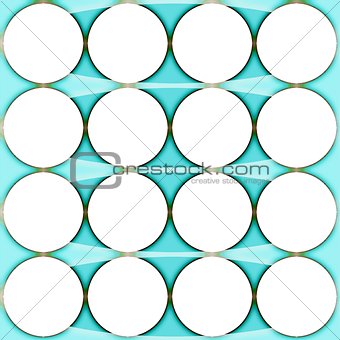 Abstraction background with a white circles
